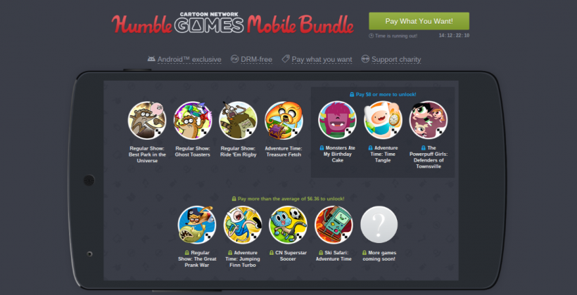 Humble Mobile Bundle z grami od Cartoon Network