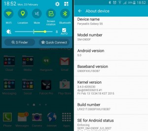 samsung galaxy s5 lollipop mute